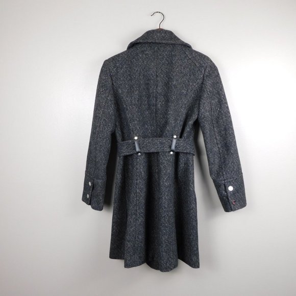 Michael Kors Wool Blend Zip Front Coat SIZE XS - Picture 4 of 9